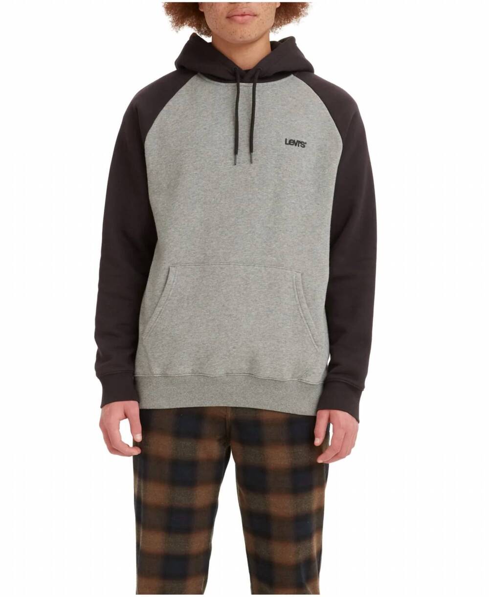 NEW LEVI'S fleece pocket hoodie in heathered